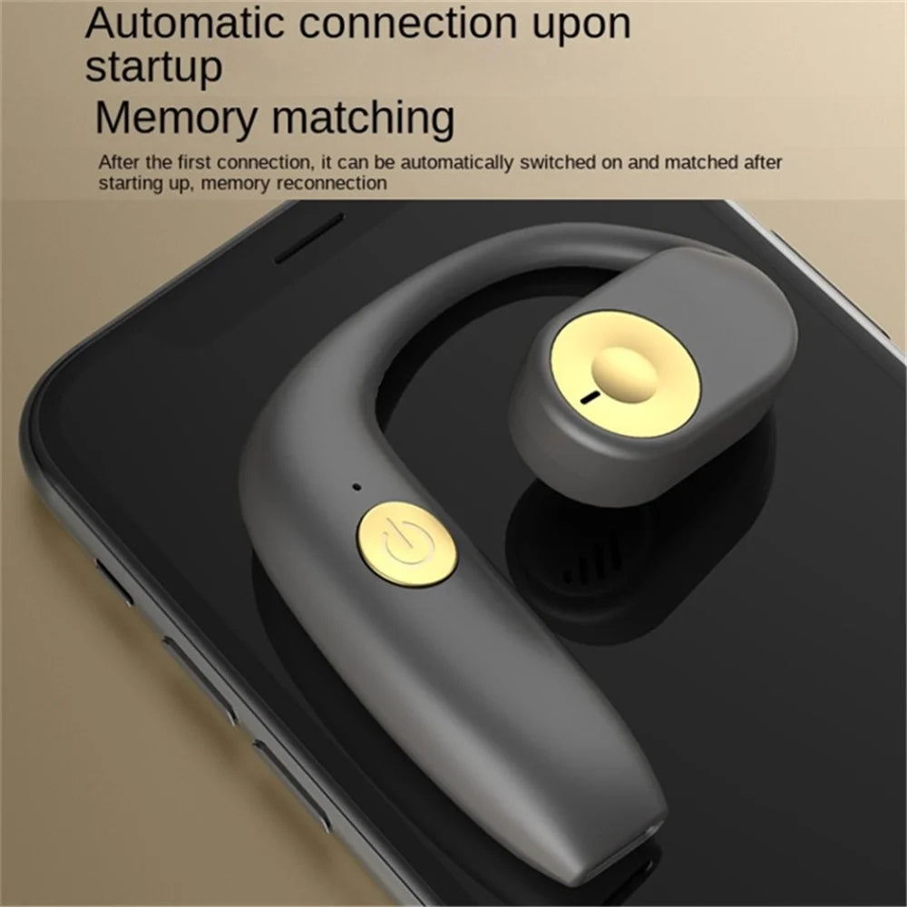 G15 OWS Hook Earphones Air Conduction Wireless Bluetooth-compatible Sports Headphones - Grey - 5