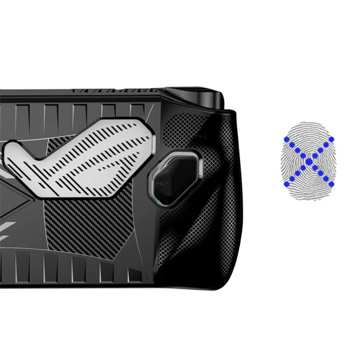 For ASUS ROG Ally Anti-Scratch TPU Cover Sleeve Game Console Protector Dustproof Case - Black - 6