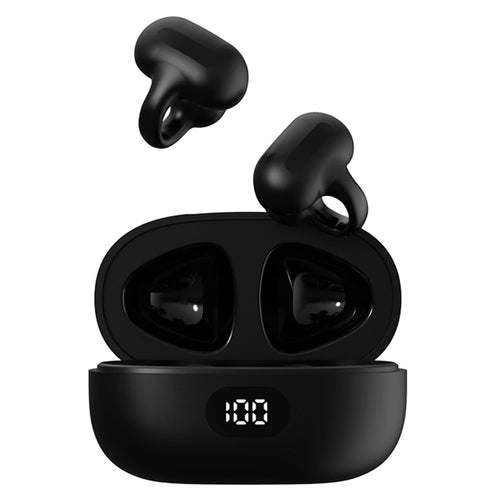 TWS-S8 Wireless Bluetooth-compatible 5.3 Earphones Sweatproof Clip-on Sports Headphones - Black - 1