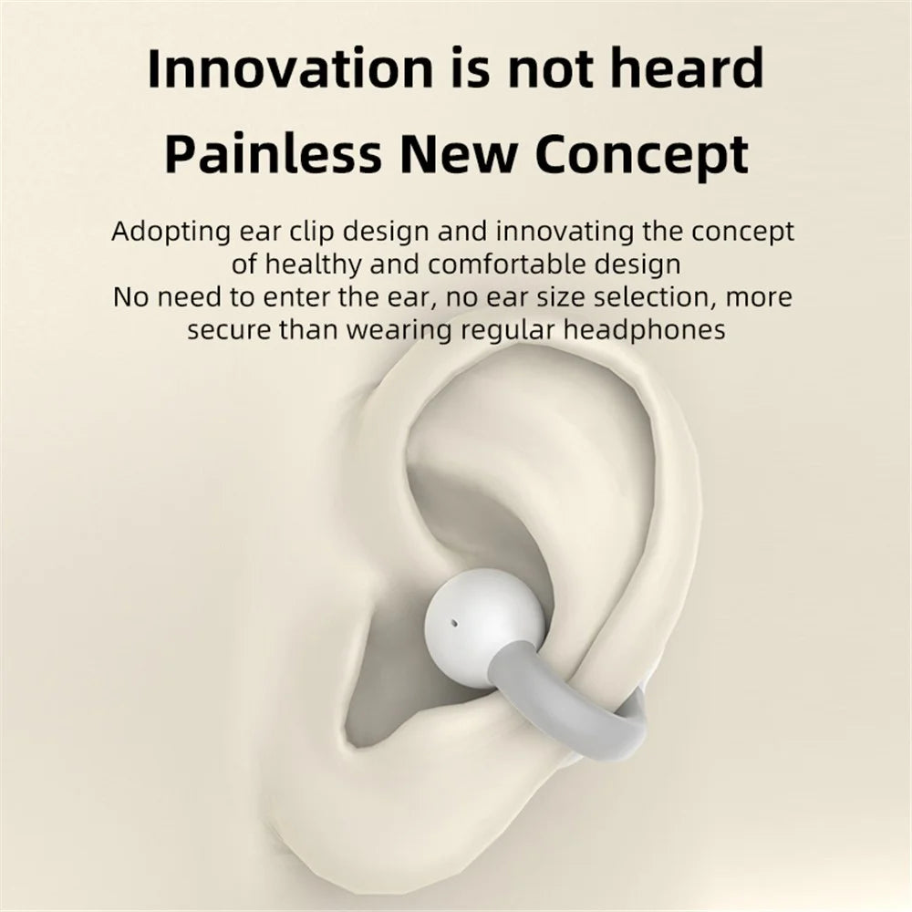 TWS-S8 Wireless Bluetooth-compatible 5.3 Earphones Sweatproof Clip-on Sports Headphones - Black - 3