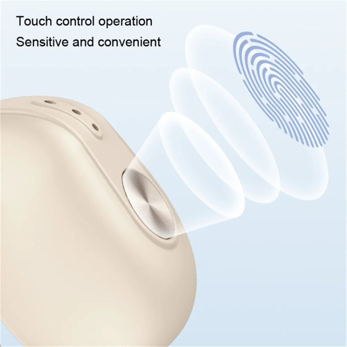 V50 Single-Ear Headset Bluetooth-compatible Wireless Bone Conduction Clip-on Headphone Sport Running Earphone - Skin Color - 2