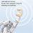 V50 Single-Ear Headset Bluetooth-compatible Wireless Bone Conduction Clip-on Headphone Sport Running Earphone - Skin Color - 4