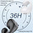 V50 Single-Ear Headset Bluetooth-compatible Wireless Bone Conduction Clip-on Headphone Sport Running Earphone - Skin Color - 5