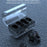 FK8 Bone Conduction Bluetooth-compatible Earphones Ear Clip Headphones with Digital Display Charging Case - Black - 2