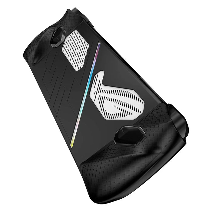 For ASUS ROG Ally Anti-Scratch Game Console Case Soft Silicone Protective Cover - Black - 5