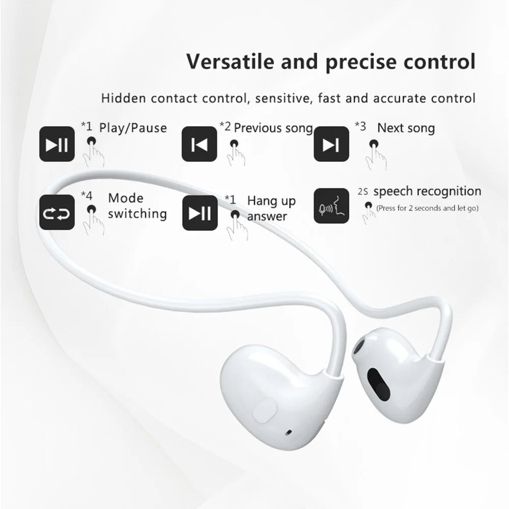 VV4 Air Conduction Bluetooth-compatible 5.3 Open-Ear Headphones Lightweight Dual Mode Earphones - 6