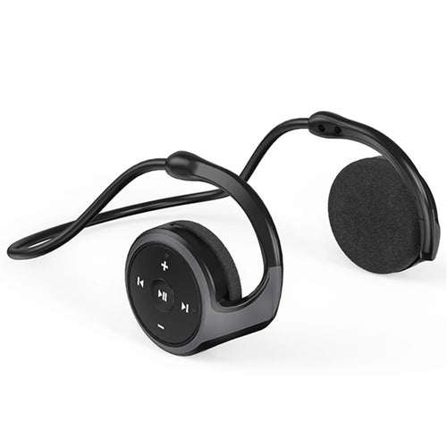 A23 Double Ear Neck Hanging Stereo Sports Earphones TWS Wireless Bluetooth-compatible Headphones with Mic - Black / Grey - 1