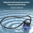 A59 Open Ear Air Conduction Bluetooth-compatible Headphones BT5.3 Wireless Neckband Headphones with Mic - Blue - 4