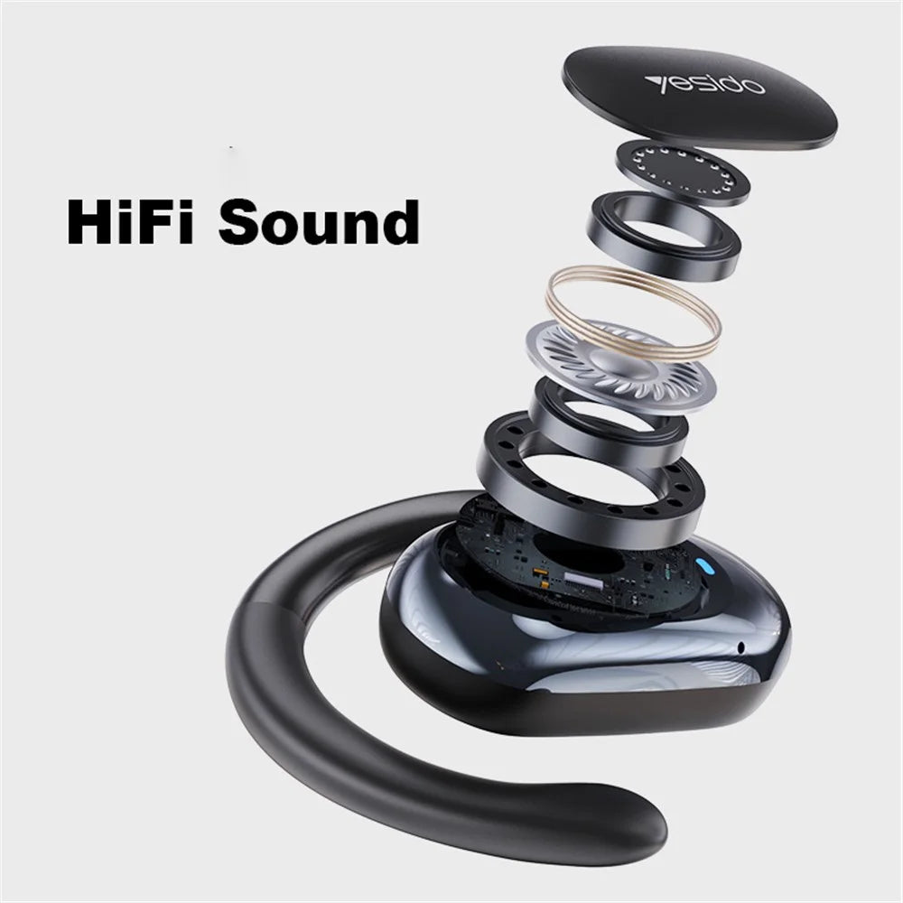 YESIDO YSP13 Air Conduction Bluetooth-compatible Ear Hook Earphone Wireless HiFi Music Sport Headset - 3