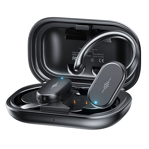 WEKOME WS-02 Rotary Ear Hook Bluetooth-compatible Earphones Waterproof Wireless Sports Headphones - Black - 1