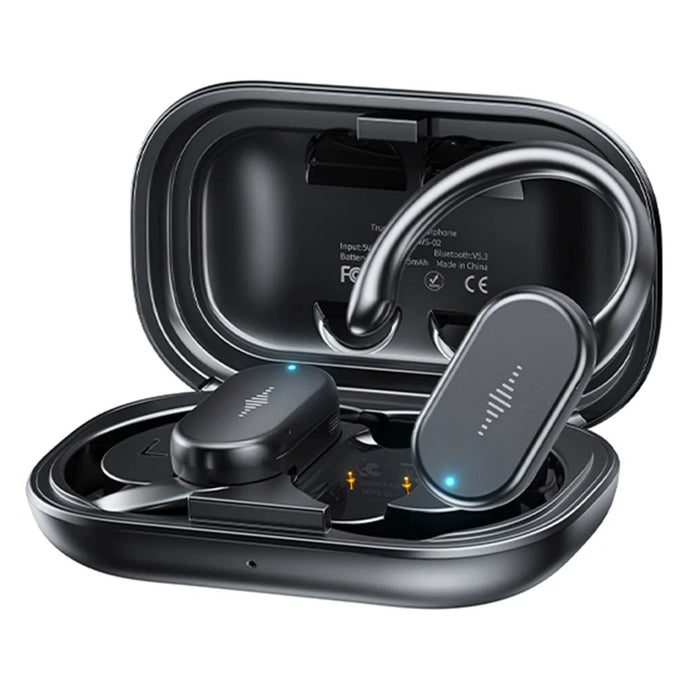 WEKOME WS-02 Rotary Ear Hook Bluetooth-compatible Earphones Waterproof Wireless Sports Headphones - Black - 1