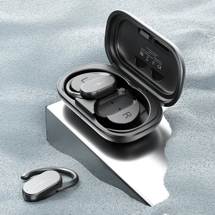 WEKOME WS-02 Rotary Ear Hook Bluetooth-compatible Earphones Waterproof Wireless Sports Headphones - Black - 3