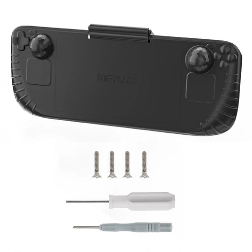 HIFYLUX ST-ZF40 For Steam Deck 3-in-1 Plastic Protective Case Sun Hood Game Console Desktop Stand - 1