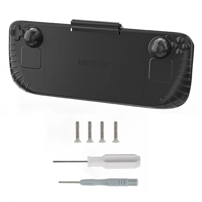 HIFYLUX ST-ZF40 For Steam Deck 3-in-1 Plastic Protective Case Sun Hood Game Console Desktop Stand - 1