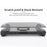 HIFYLUX ST-ZF40 For Steam Deck 3-in-1 Plastic Protective Case Sun Hood Game Console Desktop Stand - 3