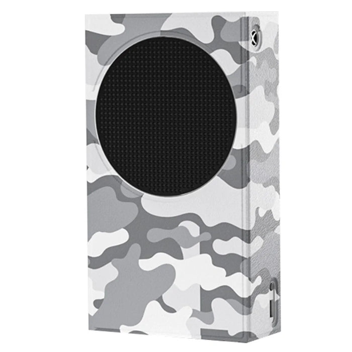 AOLION ALXB2368 For Xbox Series S Console Magnetic Cover PU+PVC+TPU Protective Sleeve - Grey Camouflage - 1