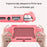For Nintendo Switch Lite Game Controller Protector PC + TPU Protective Sleeve Handle Grip - Pink - 4