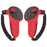 1 Pair for Meta Quest 3 / 3S Touch Controller Protective Cover Anti-Drop Silicone Case with Hand Strap - Red - 1