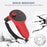 1 Pair for Meta Quest 3 / 3S Touch Controller Protective Cover Anti-Drop Silicone Case with Hand Strap - Red - 3