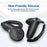 WOLMTT 1 Pair for Meta Quest 3 Touch Controller Anti-drop Protective Cover Silicone Sleeve - Black - 2