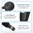 WOLMTT 1 Pair for Meta Quest 3 Touch Controller Anti-drop Protective Cover Silicone Sleeve - Black - 6