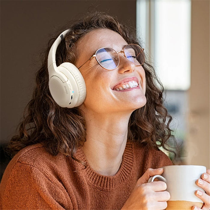 WEKOME M11 Enjoyer Series ANC Smart Noise-Canceling Wireless Headphone Bluetooth-compatible Headset - White - 3