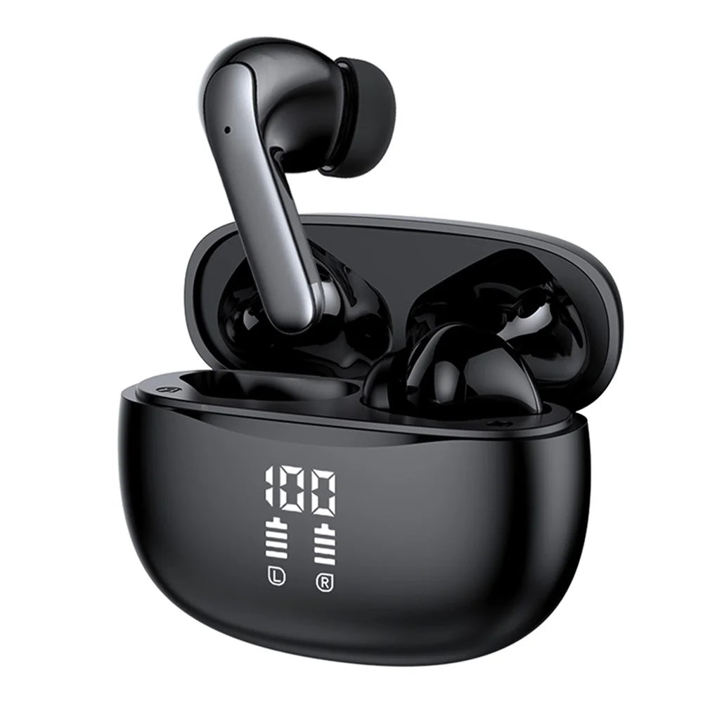 S52 TWS Earphones Stereo Sound Bluetooth-compatible 5.3 Semi-in-ear Wireless Headphones - 1
