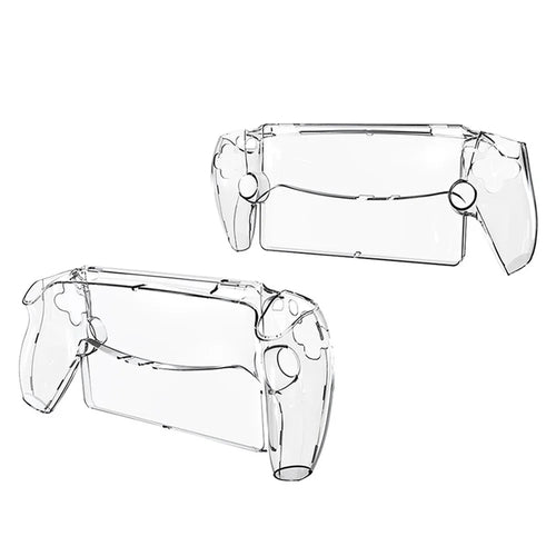 For PlayStation Portal Game Console Clear PC Cover Split Protective Hard Case - Transparent - 1