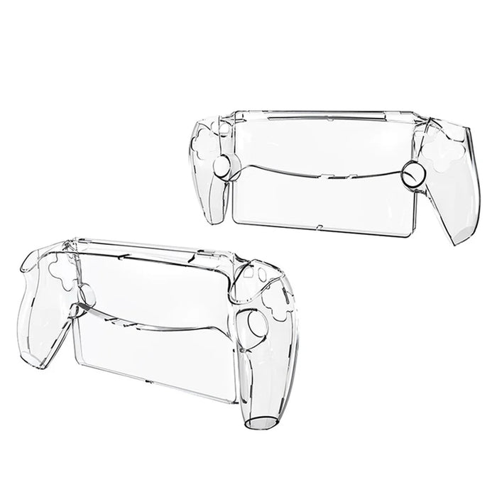 For PlayStation Portal Game Console Clear PC Cover Split Protective Hard Case - Transparent - 1