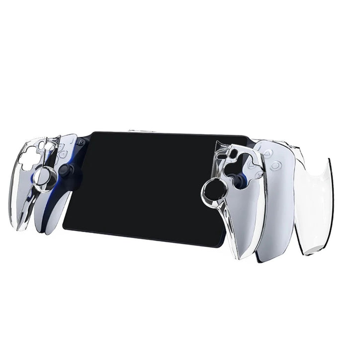 For PlayStation Portal Game Console Clear PC Cover Split Protective Hard Case - Transparent - 3