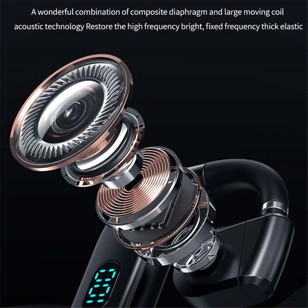 T50 Wireless Bone Conduction Headphone Sport Running Earphone Single-Ear Headset Bluetooth-compatible Headset - 3