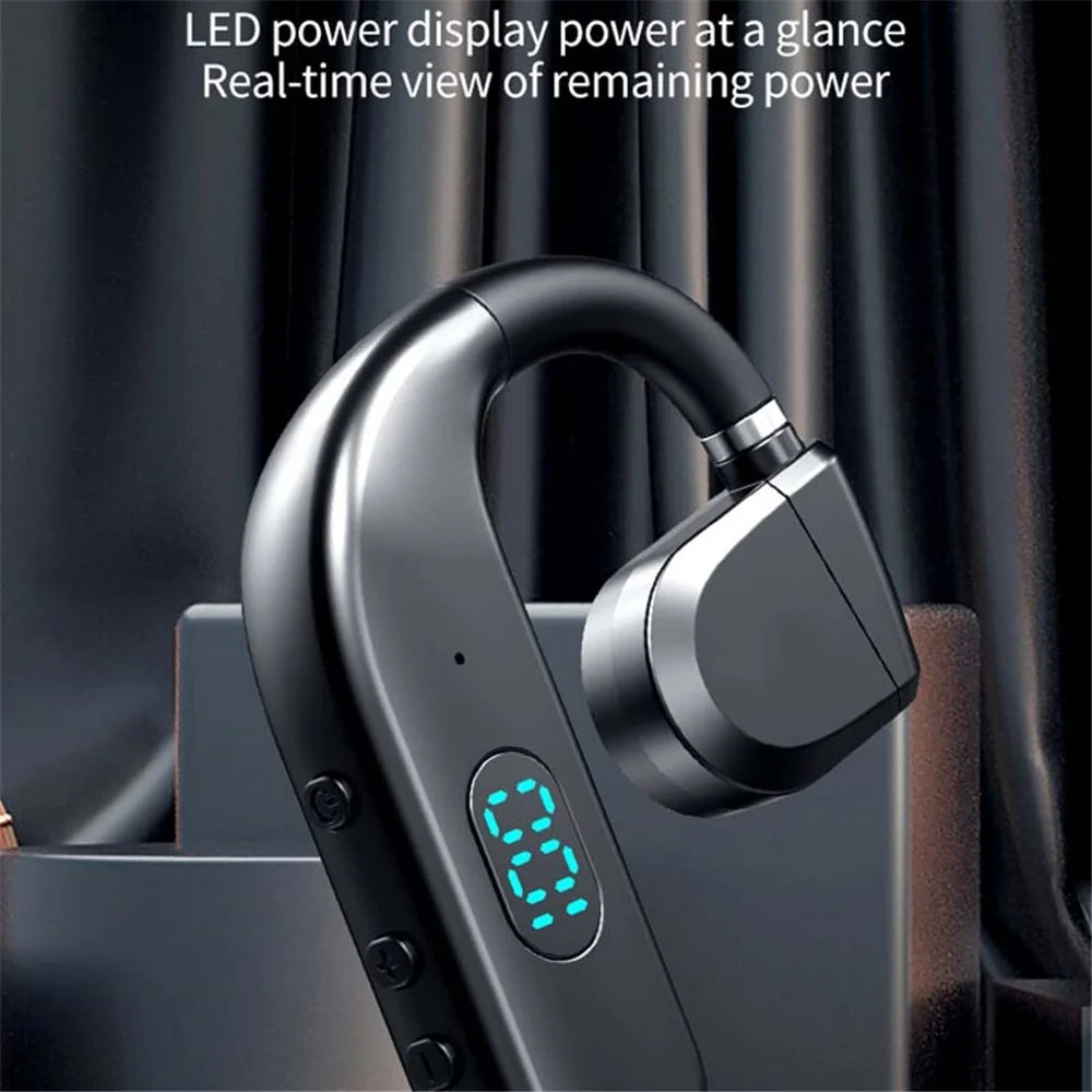 T50 Wireless Bone Conduction Headphone Sport Running Earphone Single-Ear Headset Bluetooth-compatible Headset - 4