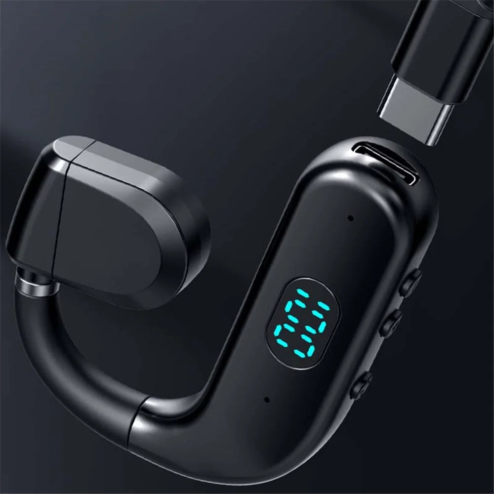 T50 Wireless Bone Conduction Headphone Sport Running Earphone Single-Ear Headset Bluetooth-compatible Headset - 5