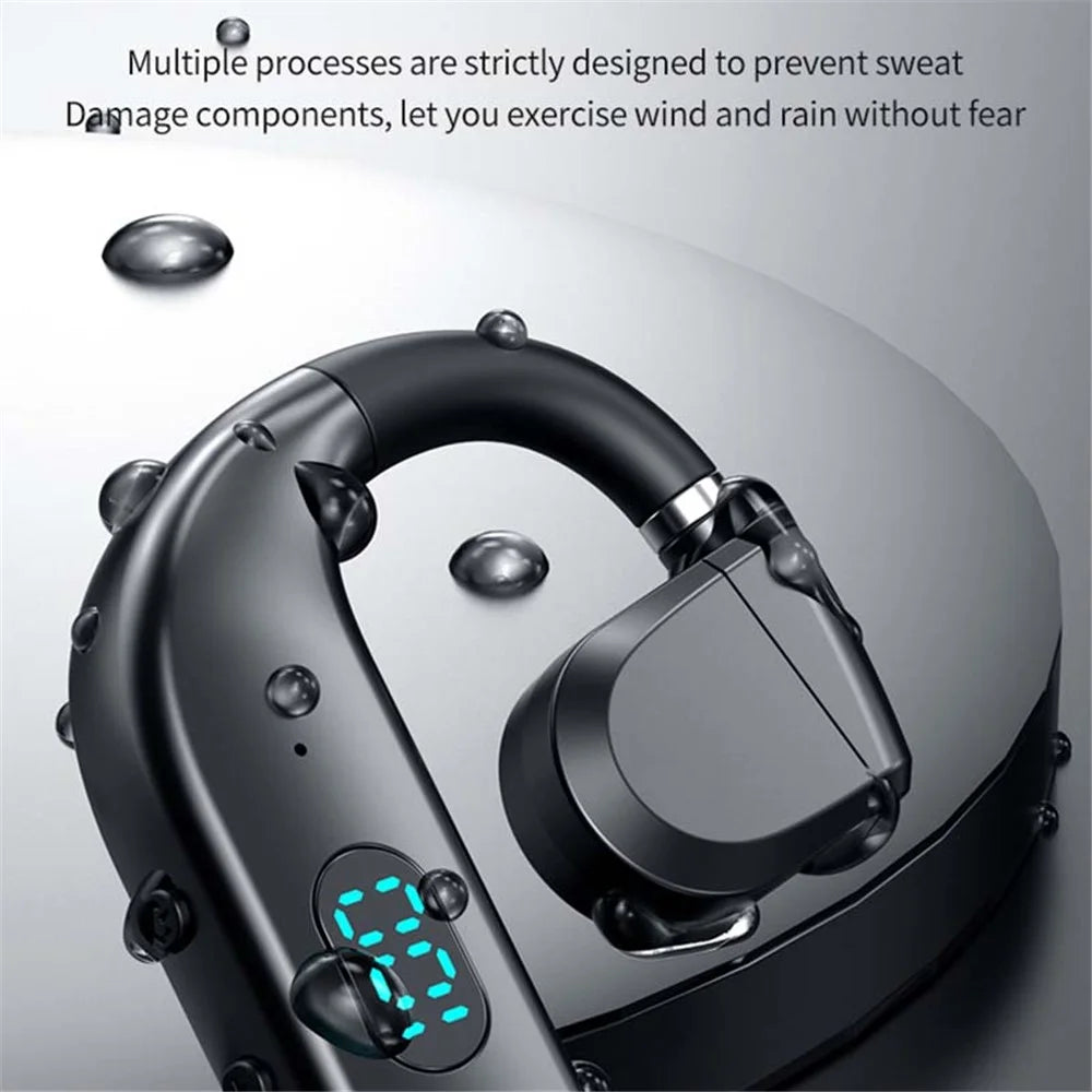 T50 Wireless Bone Conduction Headphone Sport Running Earphone Single-Ear Headset Bluetooth-compatible Headset - 6