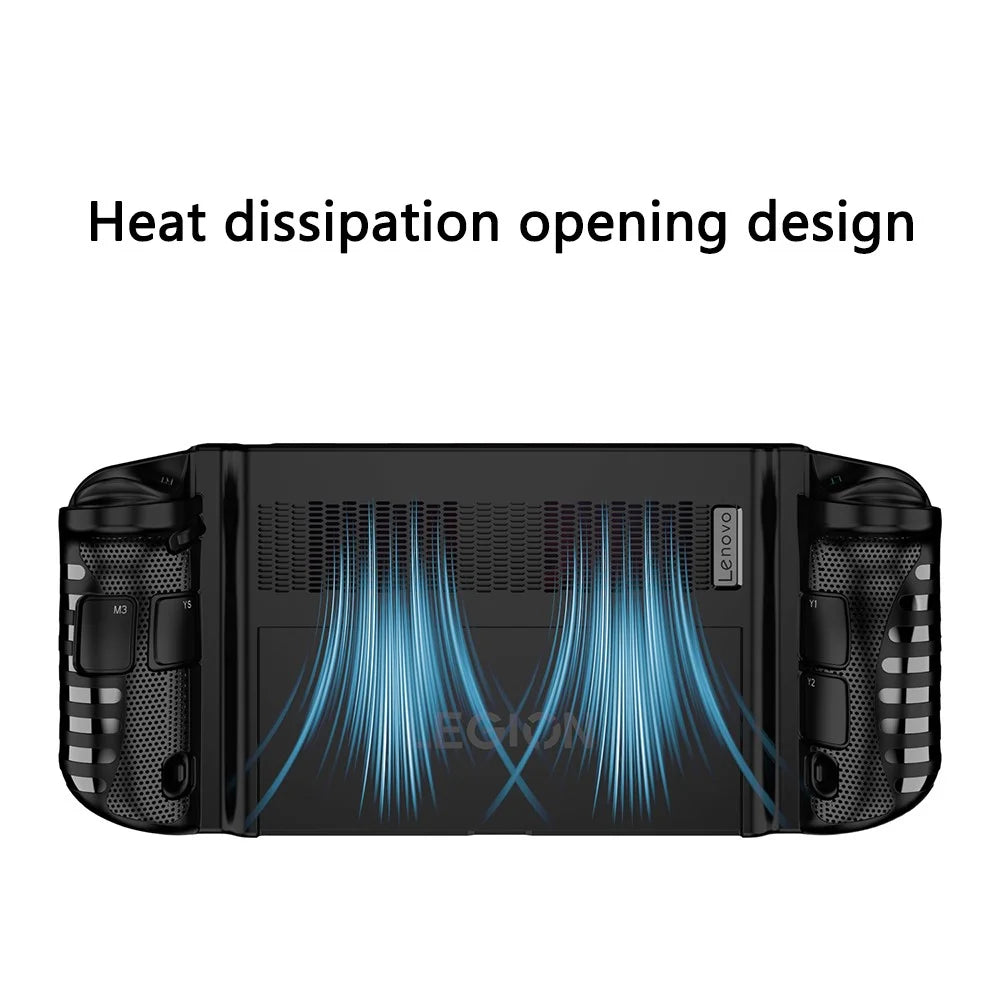 For Lenovo Legion Go Controller Grip Protector Soft TPU Case Sleeve Handle Grip - Black - 6