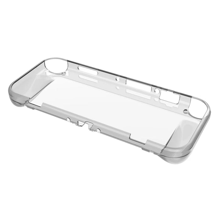 For Nintendo Switch OLED TPU Clear Protective Case Game Console Anti-drop Shell - Transparent - 2
