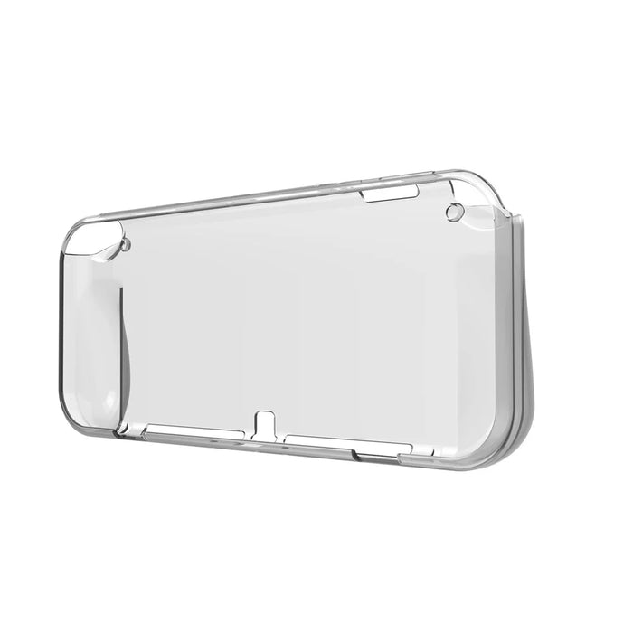 For Nintendo Switch OLED TPU Clear Protective Case Game Console Anti-drop Shell - Transparent - 3