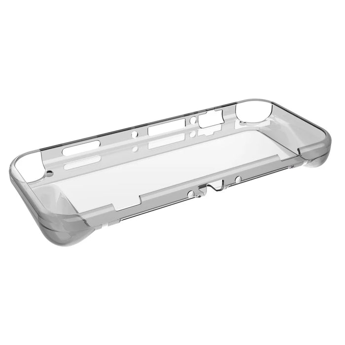 For Nintendo Switch OLED TPU Clear Protective Case Game Console Anti-drop Shell - Transparent - 5