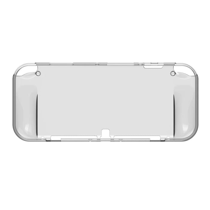 For Nintendo Switch OLED TPU Clear Protective Case Game Console Anti-drop Shell - Transparent - 6