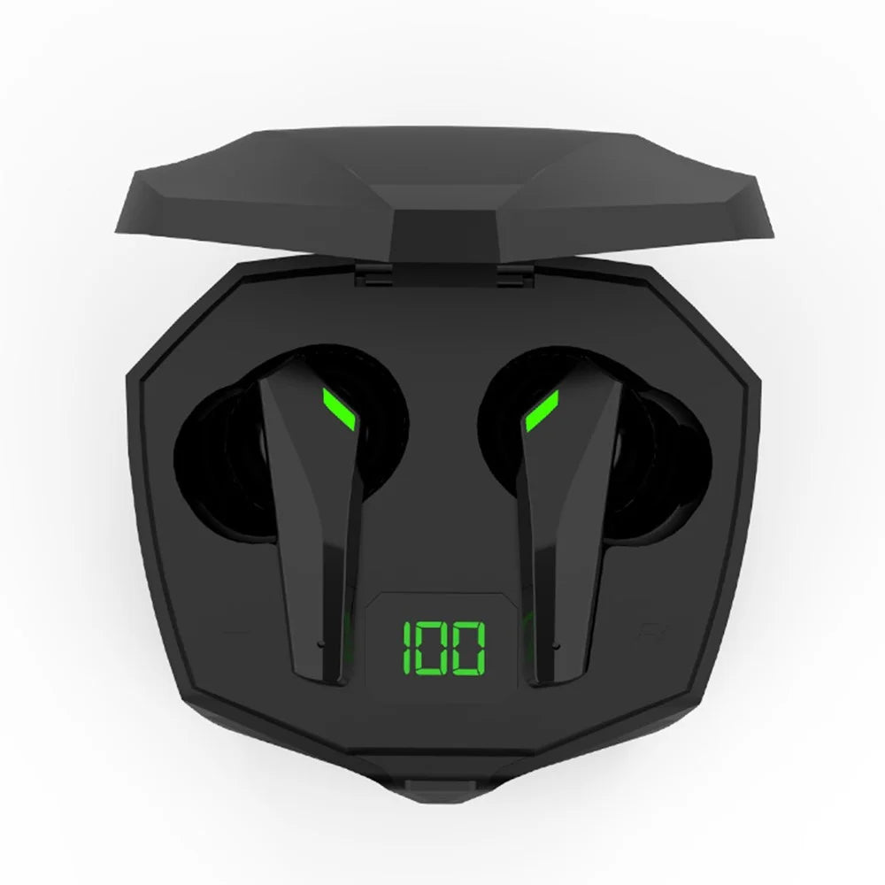 P50 TWS Bluetooth-compatible Earphone Stereo Music Low Latency Gaming Wireless Headset - Black - 4