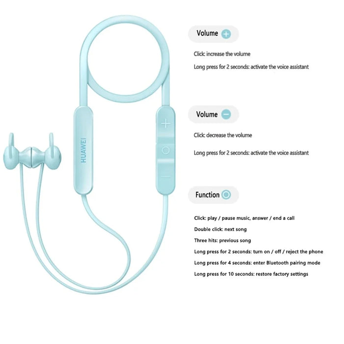 HUAWEI FreeLace Wireless Earphone Bluetooth-compatible 5.2 Neck Hanging Magnetic Absorption Headphones (Chinese Version) - Black - 2