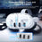 JYS JYS-MQ012 For Meta Quest 3 VR Case Headset Accessories Clear PC Cover Camera Lens Protector - Transparent Blue - 3