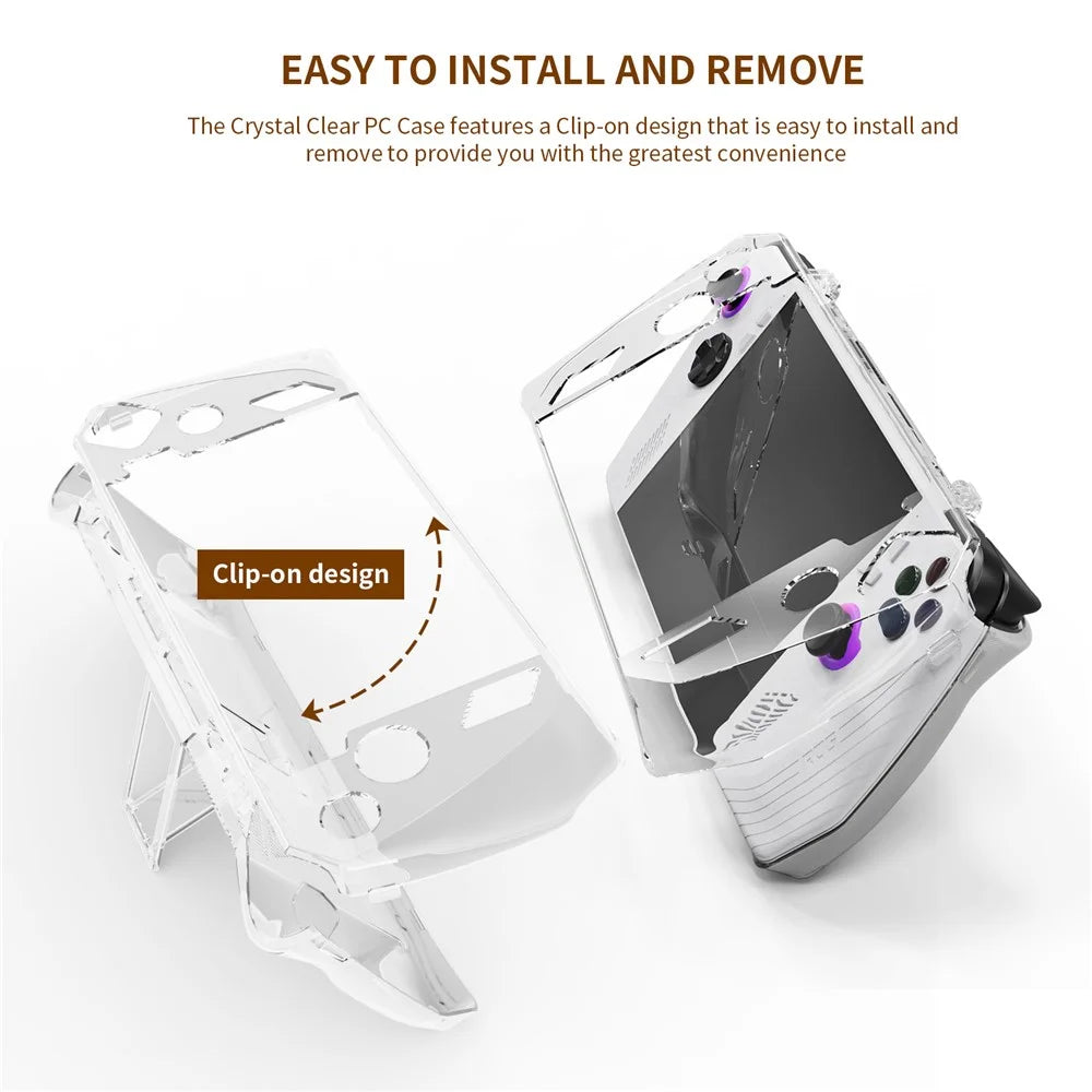 JYS JYS-RA007 For ASUS ROG Ally Clear PC Protective Case Game Console Anti-drop Shell - 3