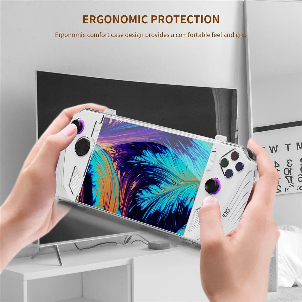 JYS JYS-RA007 For ASUS ROG Ally Clear PC Protective Case Game Console Anti-drop Shell - 4