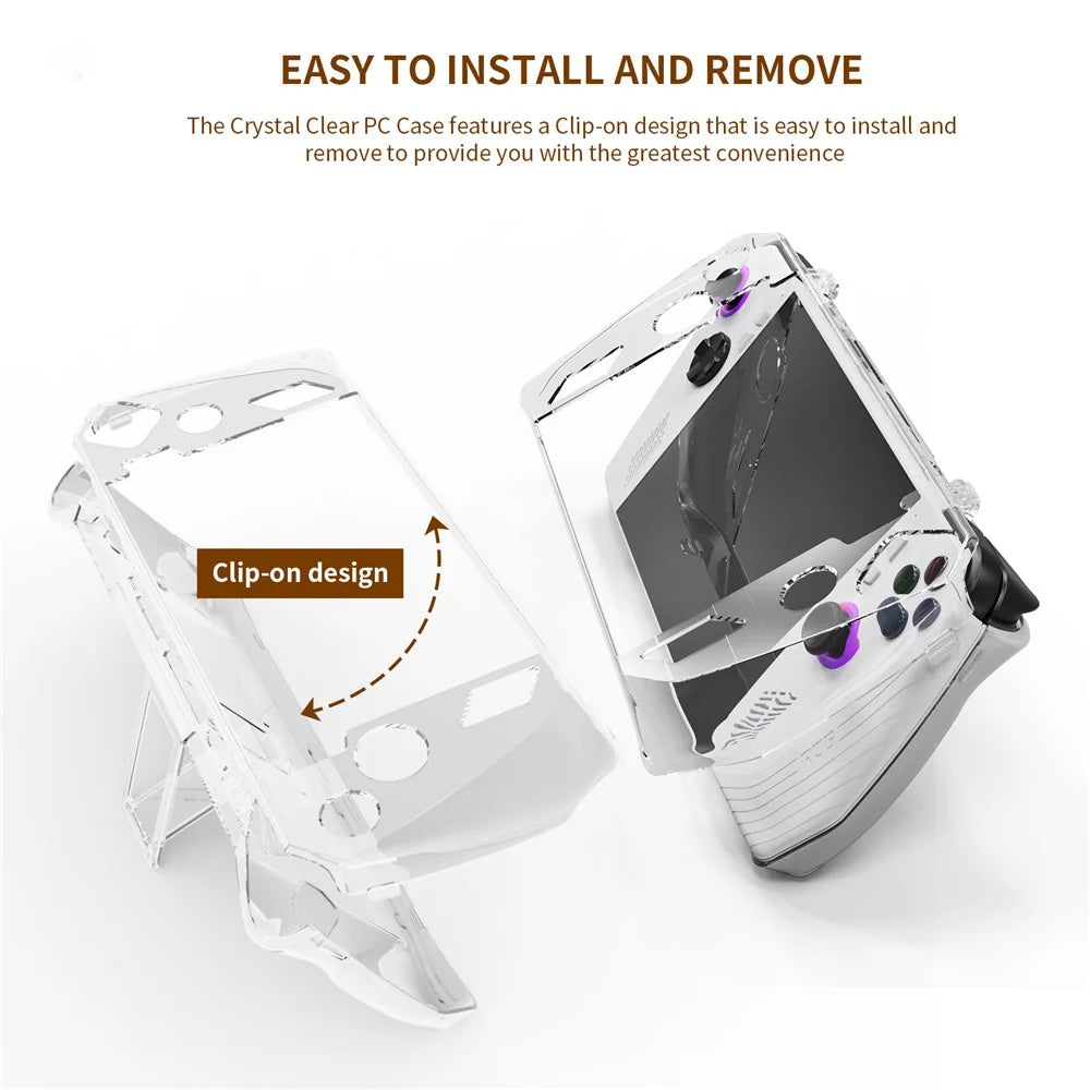 JYS JYS-RA007 For ASUS ROG Ally Clear PC Protective Case Game Console Anti-drop Shell - 6