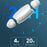 DEIVA Smart Series TWS-M5 EM031 Wireless Earphone Ear Clip Bluetooth-compatible Stereo Music Headset - White - 3