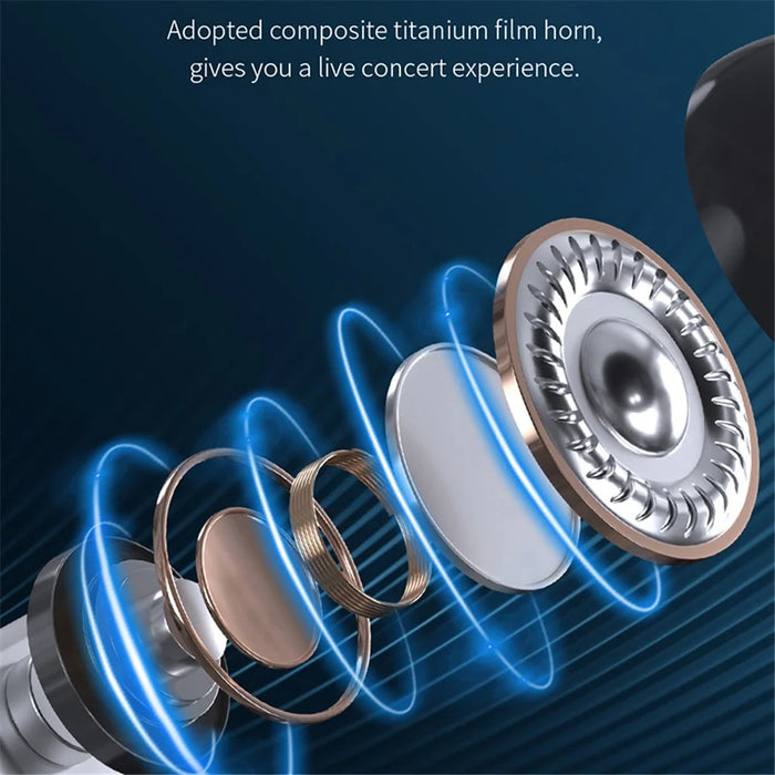 DEIVA Smart Series TWS-M5 EM031 Wireless Earphone Ear Clip Bluetooth-compatible Stereo Music Headset - White - 6