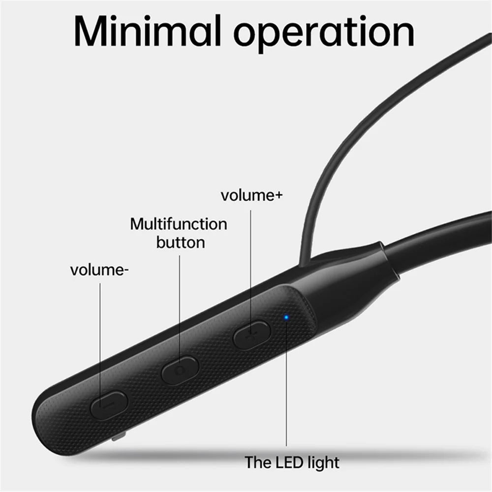 DEVIA Kintone Series EM036 Neckband Sport Headset Neck-Mounted Stereo Sound Earphone - 3