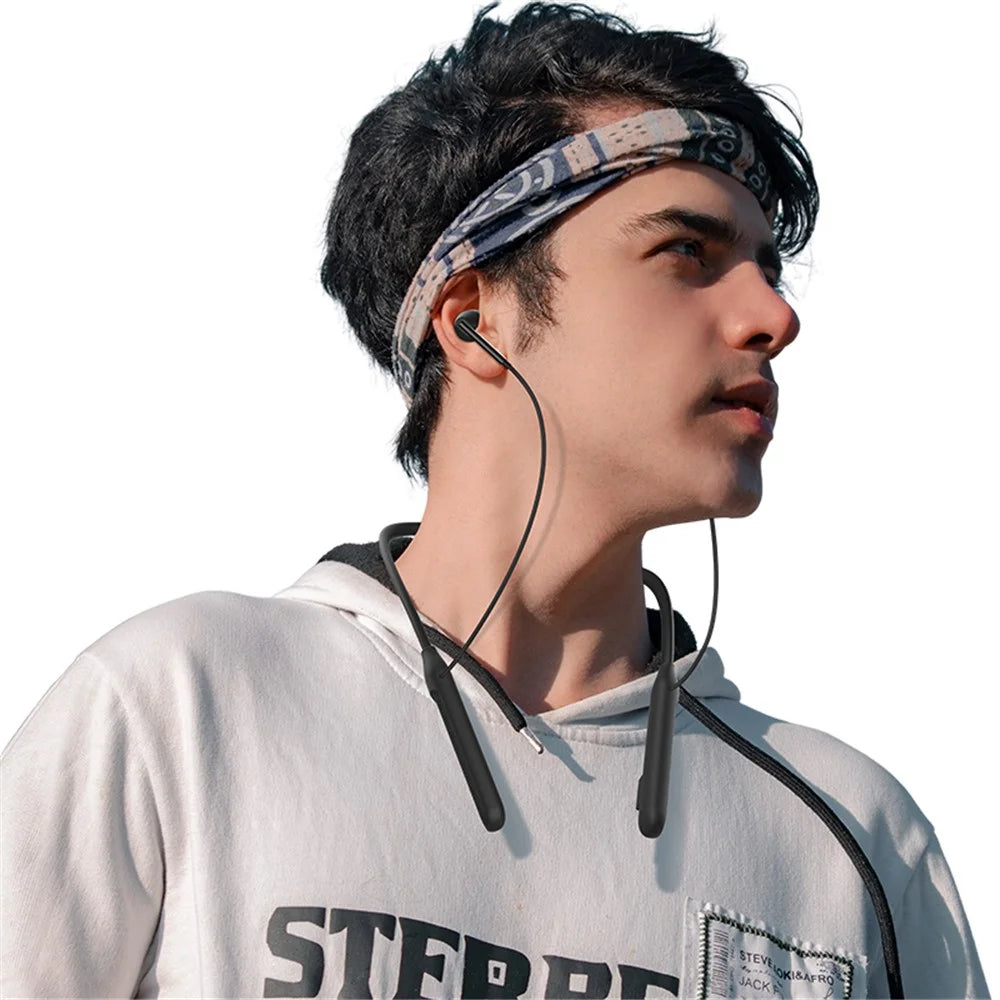 DEVIA Kintone Series EM036 Neckband Sport Headset Neck-Mounted Stereo Sound Earphone - 4