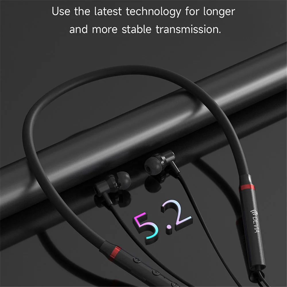 DEVIA Kintone Series Neckband Sport Wireless Earphone Metal Magnetic Bluetooth-compatible Headphone - 2